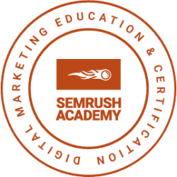 SEMRush Digital Marketing Academy Certification
